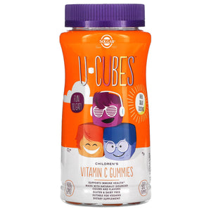 Solgar, U-Cubes Children's Vitamin C, 90 Gummies - 033984595989 | Hilife Vitamins