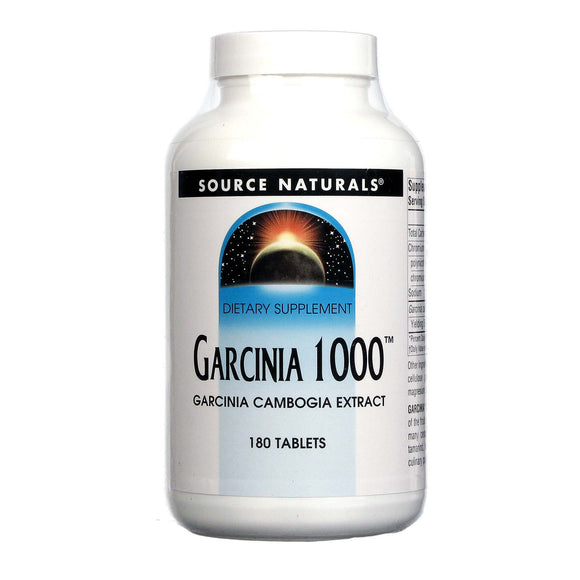 Source Naturals, Garcinia 1000 1000 mg, 180 Tablets - 021078005551 | Hilife Vitamins