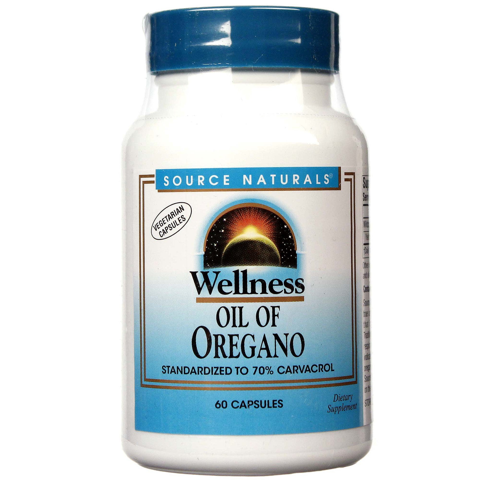 Source Naturals, Wellness Oil Of Oregano 45 mg, 60 Vegcaps - 021078015390 | Hilife Vitamins