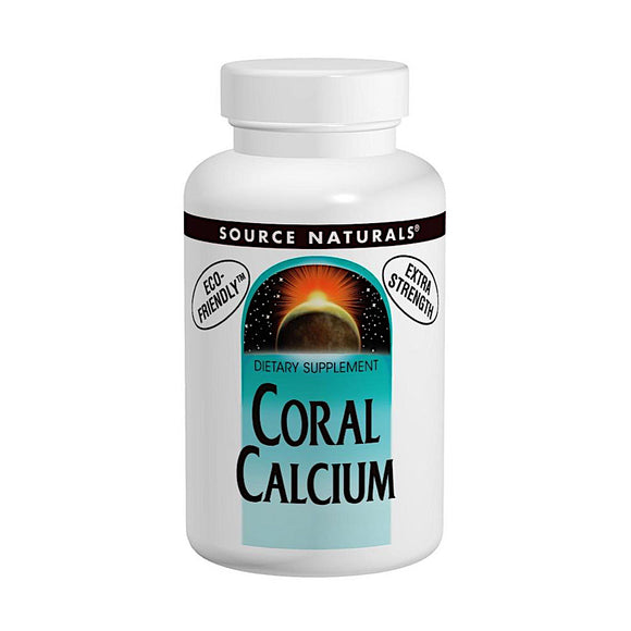 Source Naturals, Coral Calcium 1200 mg, 120 Tablets - 021078016229 | Hilife Vitamins