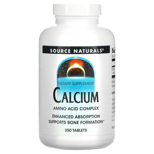 Source Naturals, Calcium 200 mg, 250 Tablets - 021078003021 | Hilife Vitamins
