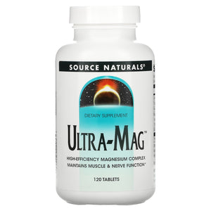 Source Naturals, Ultra-Mag™, 120 Tablets - 021078008033 | Hilife Vitamins