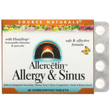 Source Naturals, Allercetin Allergy & Sinus, 48 Tablets - 021078011965 | Hilife Vitamins