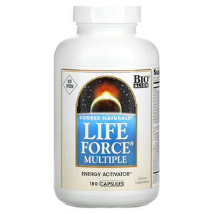 Source Naturals, Life Force Multiple, No Iron, 180 Capsules - 021078014928 | Hilife Vitamins