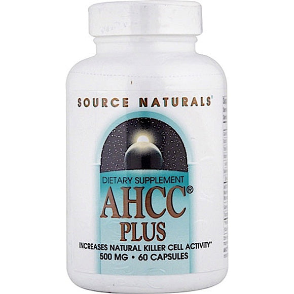 Source Naturals, Ahcc Plus 500 mg, 60 Capsules - 021078017875 | Hilife Vitamins