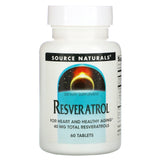 Source Naturals, Resveratrol 40 mg, Classic Label, 60 Tablets - 021078023425 | Hilife Vitamins