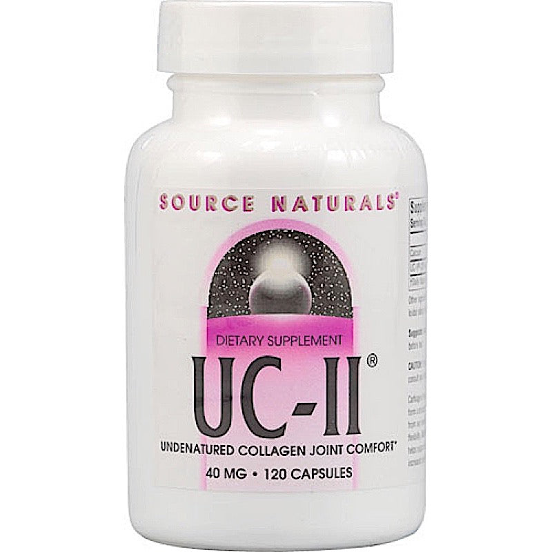 Source Naturals, Uc-Ii 40 mg, 120 Capsules - 021078023760 | Hilife Vitamins