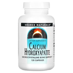 Source Naturals, Calcium Hydroxyapatite, 120 Capsules - 021078025214 | Hilife Vitamins