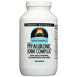 Source Naturals, Hyaluronic Joint Complex, 240 Tablets - 021078027232 | Hilife Vitamins