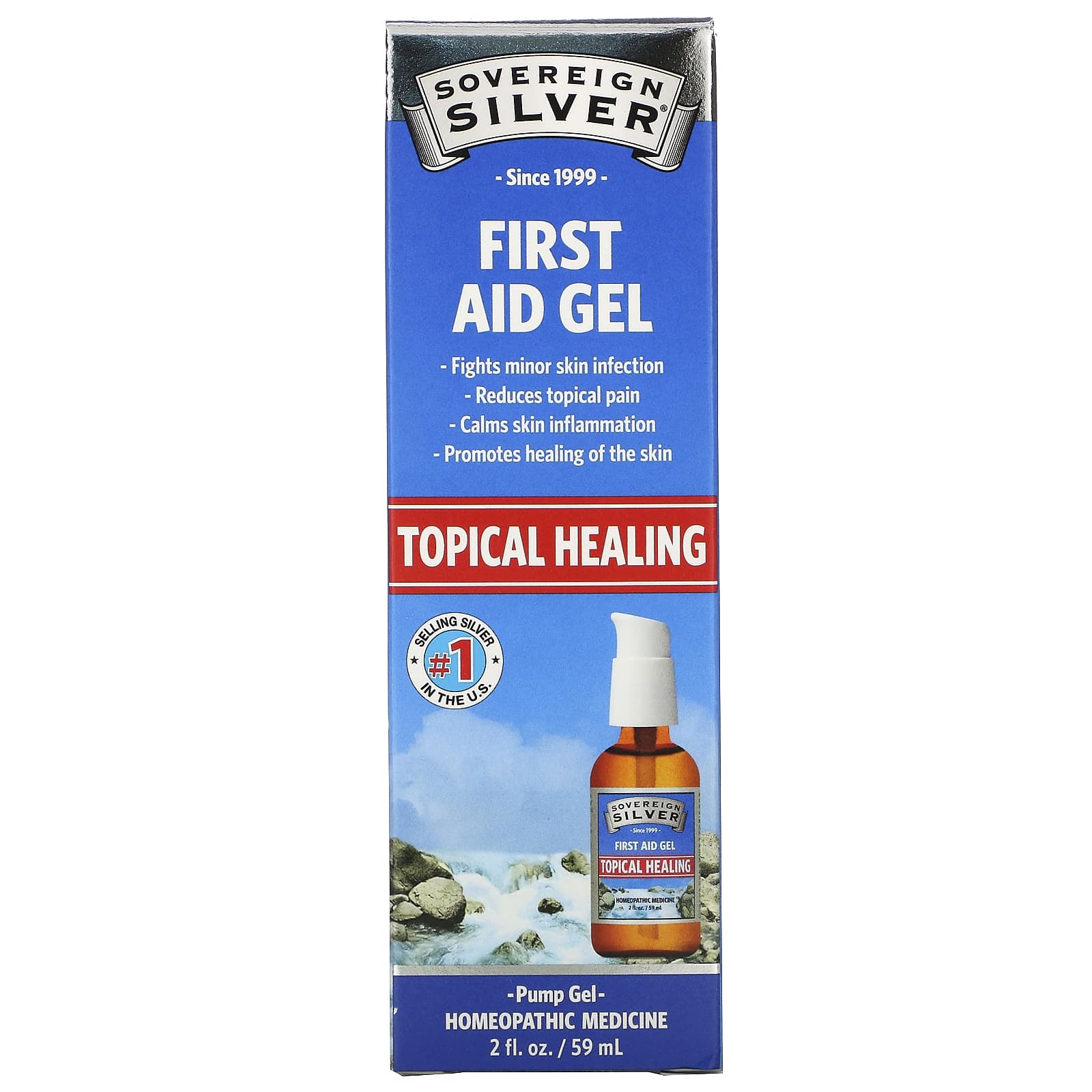 Sovereign Silver, First Aid Gel, 2 Oz UPC 684088500029 | HiLife Vitamins