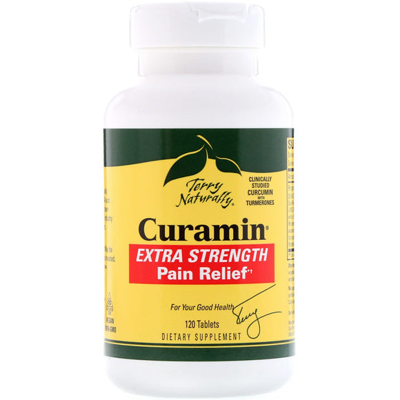 Terry Naturally, Curamin Extra Strength, 120 Tablets - 367703112028 | Hilife Vitamins