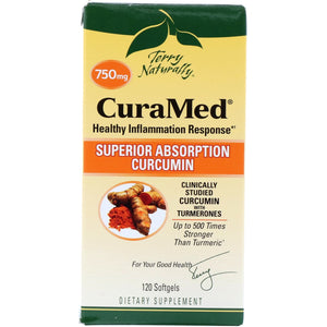 Terry Naturally, Curamed 750 mg, 120 Softgels - 367703202927 | Hilife Vitamins