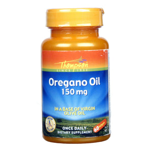 Thompson, Oregano Oil 150 mg, 60 Softgels - 031315191206 | Hilife Vitamins