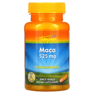 Thompson, Maca 525 mg, 60 Capsules - 031315191121 | Hilife Vitamins