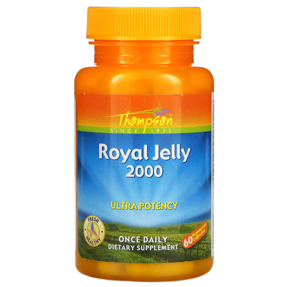 Thompson, Royal Jelly 2000 mg, 60 Capsules - 031315193507 | Hilife Vitamins
