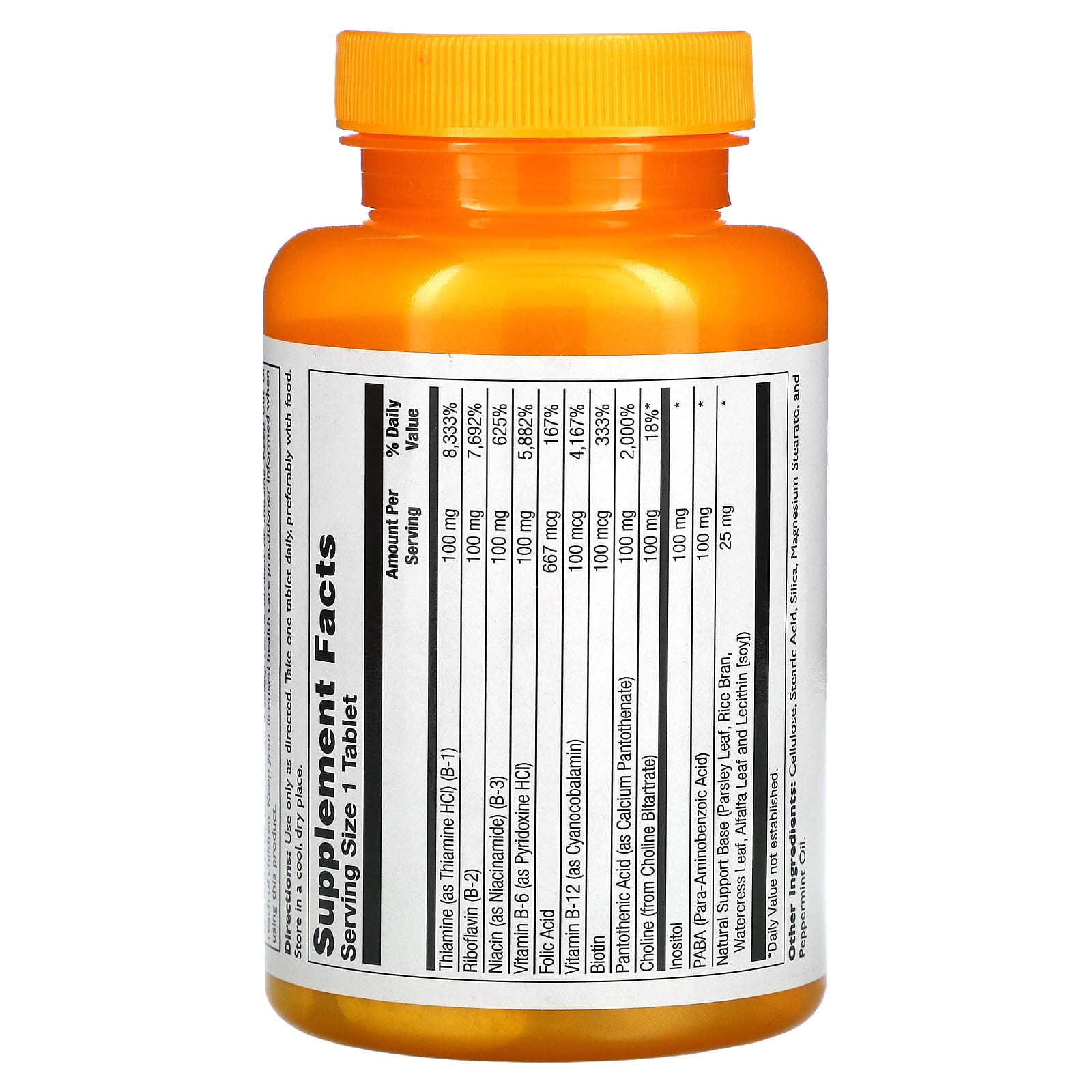 Thompson, B 100 Complex, 60 Tablets UPC 031315195174 | HiLife Vitamins