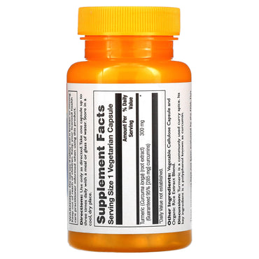 Thompson, Turmeric Extract 300mg, 60 Capsules UPC 031315196669 | HiLife Vitamins