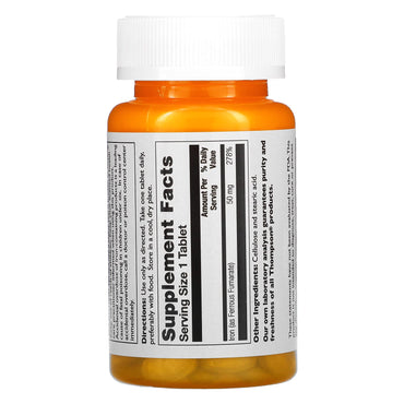 Thompson, Ideal Iron 50 mg, 60 Tablets UPC 031315199950 | HiLife Vitamins