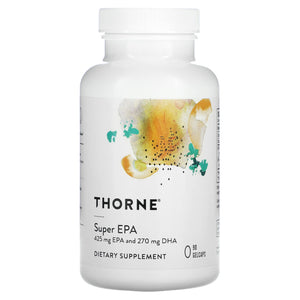 Thorne Research, Super EPA, 90 GelCaps - 693749006909 | Hilife Vitamins