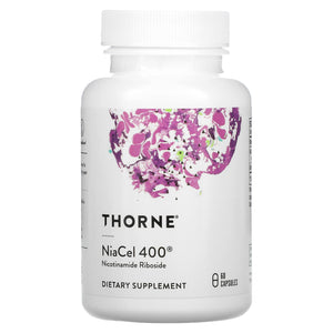 Thorne Research, NiaCel 400, 60 Capsules - 693749012085 | Hilife Vitamins