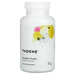 Thorne Research, Metabolic Health with Bergamot and Turmeric, 120 Capsules - 693749013167 | Hilife Vitamins