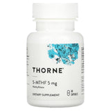 Thorne Research, 5-Mthf 5 mg L-5-Methyltetrahydrofolate, 60 Capsules - 693749132011 | Hilife Vitamins