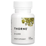 Thorne Research, Vitamin D-5,000, 60 Capsules - 693749138013 | Hilife Vitamins