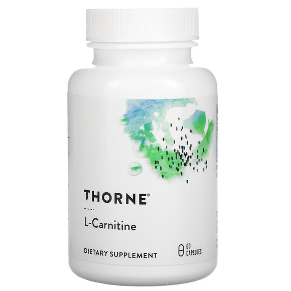 Thorne Research, L-Carnitine 330mg, 60 Capsules - 693749502029 | Hilife Vitamins
