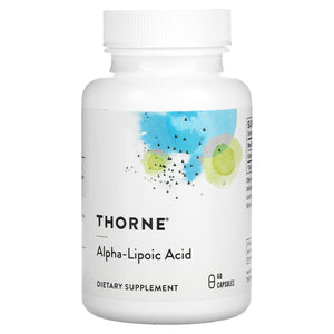 Thorne Research, Alpha-Lipoic Acid Formally Thiocid-300, 60 Capsules - 693749797012 | Hilife Vitamins