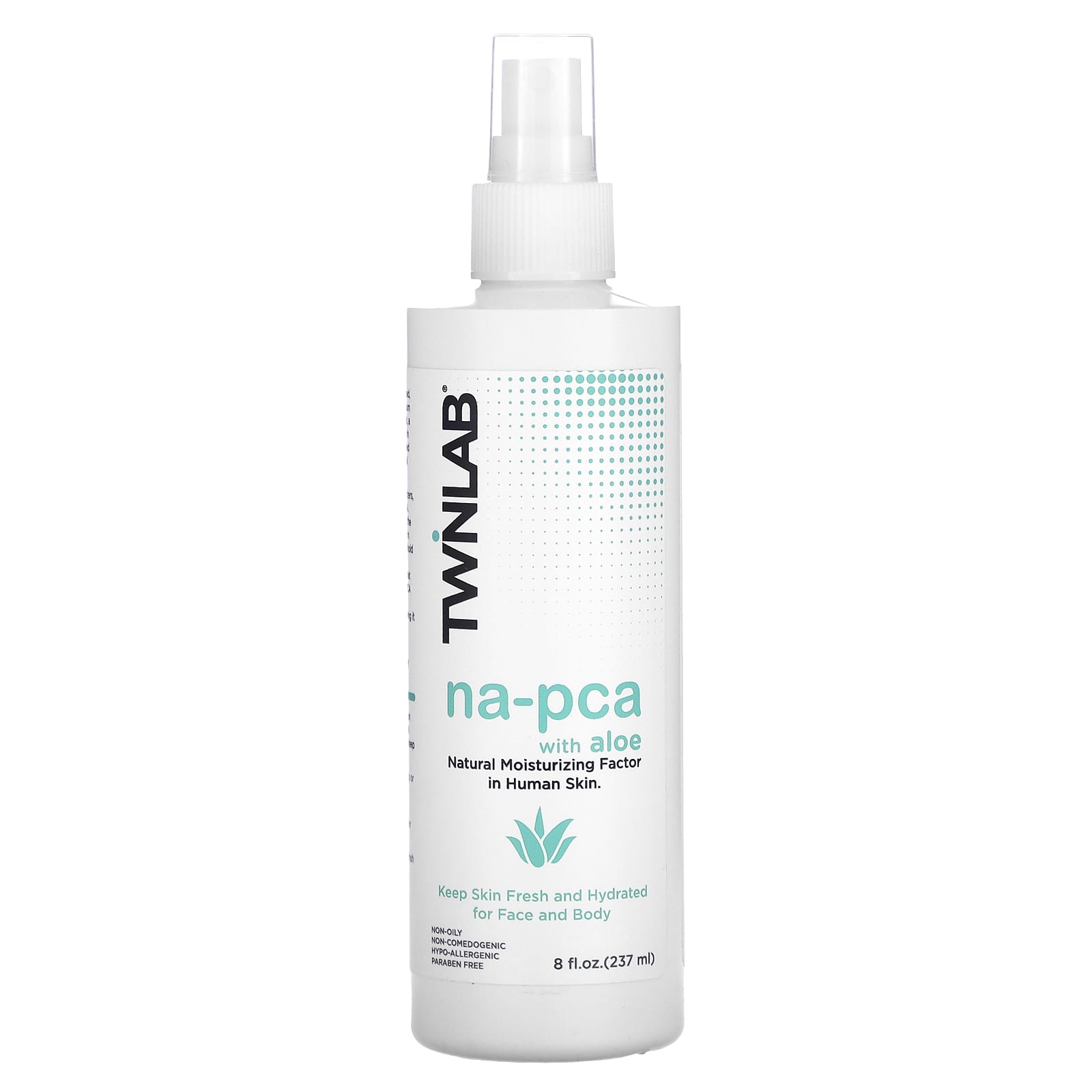Twinlab, NA-PCA with Aloe Vera, 8 fl oz UPC 027434036016 | HiLife Vitamins
