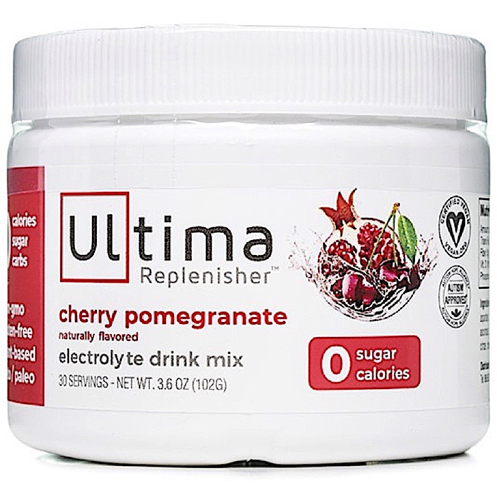 Ultima Health, Ultima Replenisher Cherry, 30 Servings UPC 853218000221 | HiLife Vitamins