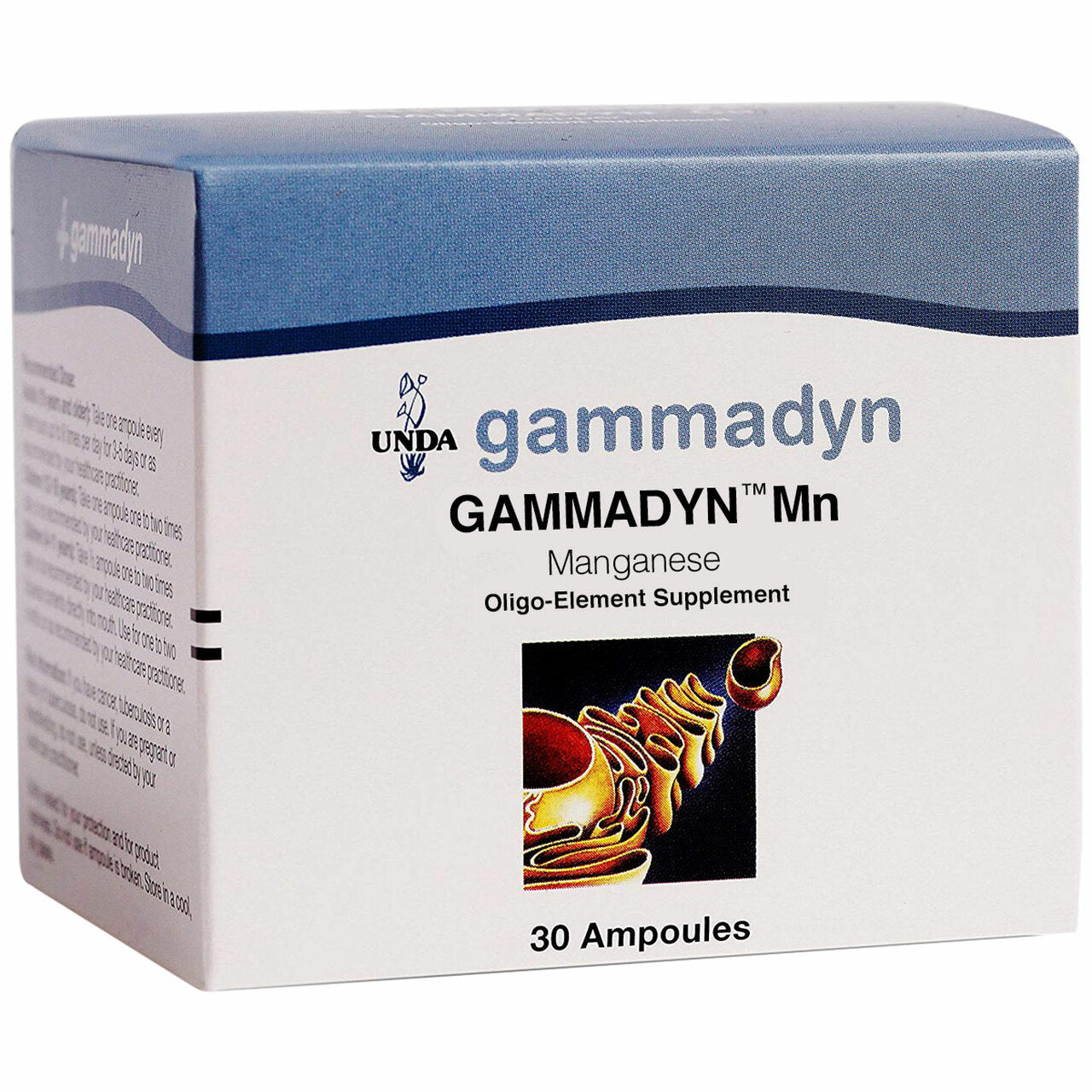 UNDA, Gammadyn Manganese (Mn), 30 Ampoules UPC 883196313402 | HiLife Vitamins
