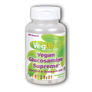 Veglife, Vegan Glucosamine Supreme™, 120 Vegan Capsules - 076280468267 | Hilife Vitamins