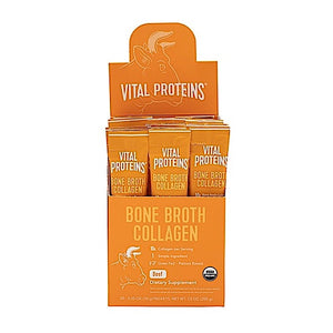 Vital Proteins, Organic Beef Bone Broth Stick Pack Box, 20 pks - 850232005553 | Hilife Vitamins