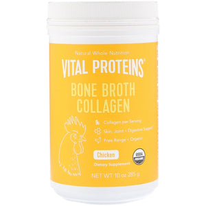 Vital Proteins, Organic Chicken Bone Broth, 10 Oz - 850232005584 | Hilife Vitamins