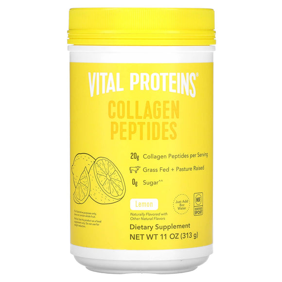 Vital Proteins, Collagen Peptides, Lemon, 11 oz - 810089954305 | Hilife Vitamins