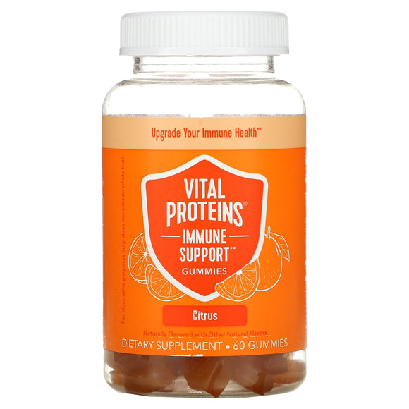 Vital Proteins, Immune Support Gummies, Citrus, 60 gummies - 850019568882 | Hilife Vitamins