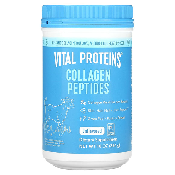 Vital Proteins, Collagen Peptides, Unflavored, 10 oz - 850232005096 | Hilife Vitamins