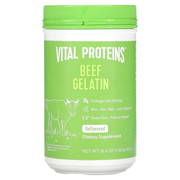 Vital Proteins, Beef Gelatin, 16.4 Oz - 850232005102 | Hilife Vitamins
