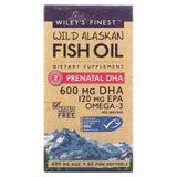 Wiley's Finest, Wild Alaskan Fish Oil Prenatal DHA 600 mg, 60 Softgels - 857188004036 | Hilife Vitamins