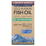 Wiley's Finest, Wild Alaskan Fish Oil Easy Swallow Minis 630 mg, 180 Softgels - 857188004128 | Hilife Vitamins