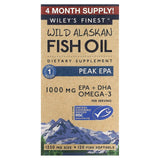 Wiley's Finest, Wild Alaskan Fish Oil Peak EPA 1000 mg, 120 Softgels - 857188004203 | Hilife Vitamins