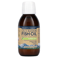 Wiley's Finest, Wild Alaskan Fish Oil Summit DHA Natural Lime Flavor, 4 Oz UPC 857188004470 | HiLife Vitamins