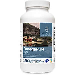 Xymogen, Omegapure 820, 120 Softgels - 871149002176 | Hilife Vitamins