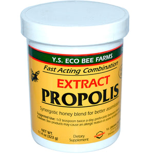 YS Bee Farm, Propolis Extract In Honey, 11.4 Oz. - 726635960969 | Hilife Vitamins