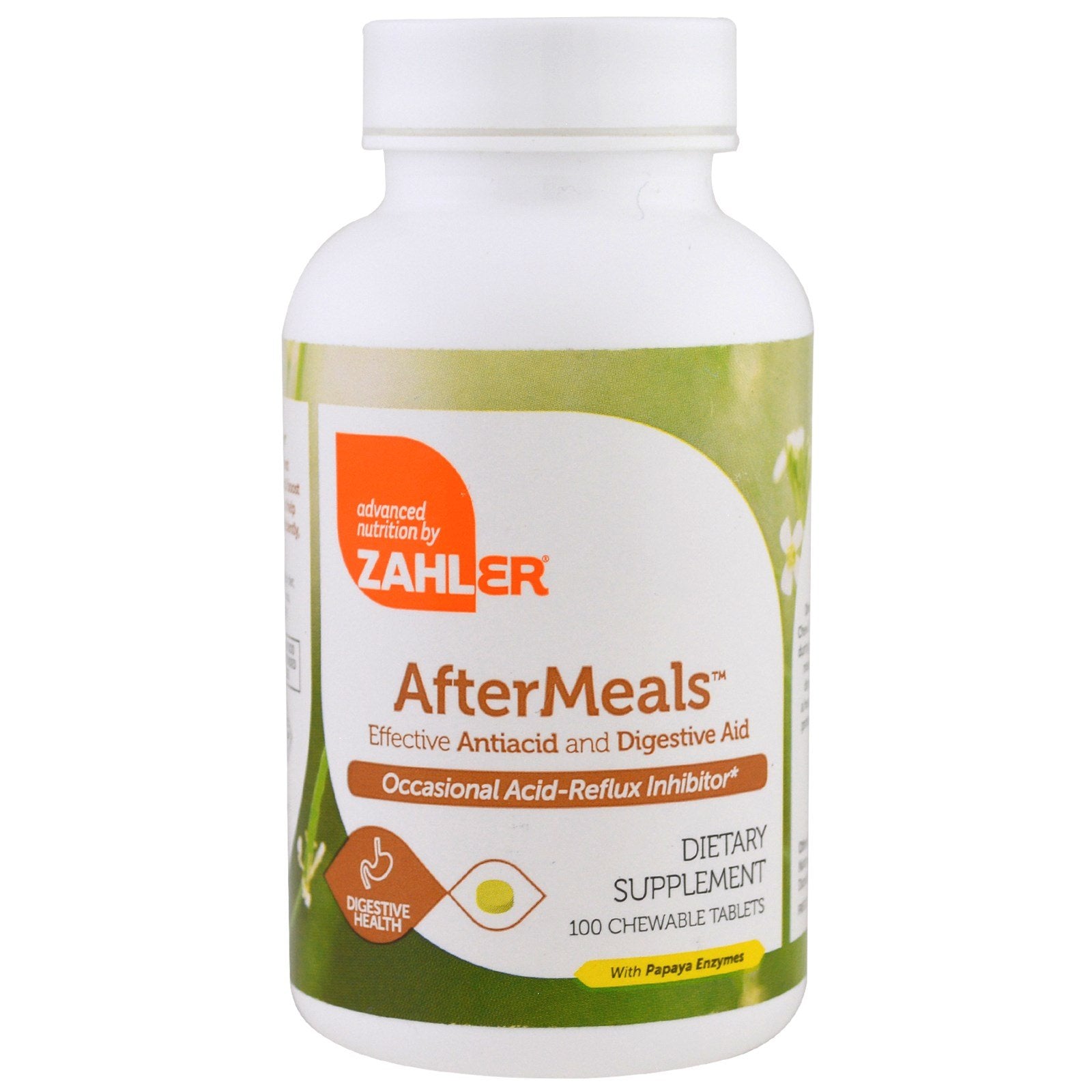 Zahler, After Meals with Papaya Enzymes, 100 Chewable Tablets UPC 848998080532 | HiLife Vitamins