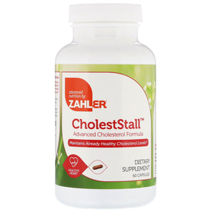 Zahler, CholestStall, 60 Capsules - 848998081058 | Hilife Vitamins