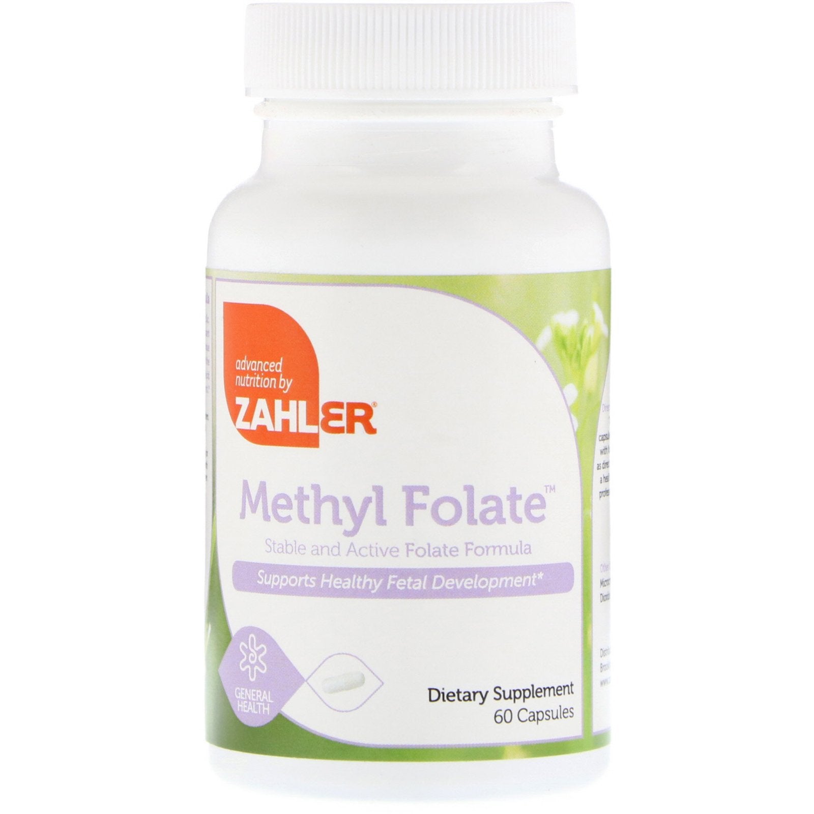 Zahler, Methyl Folate 1000 mcg, 60 Capsules UPC 848998081928 | HiLife Vitamins