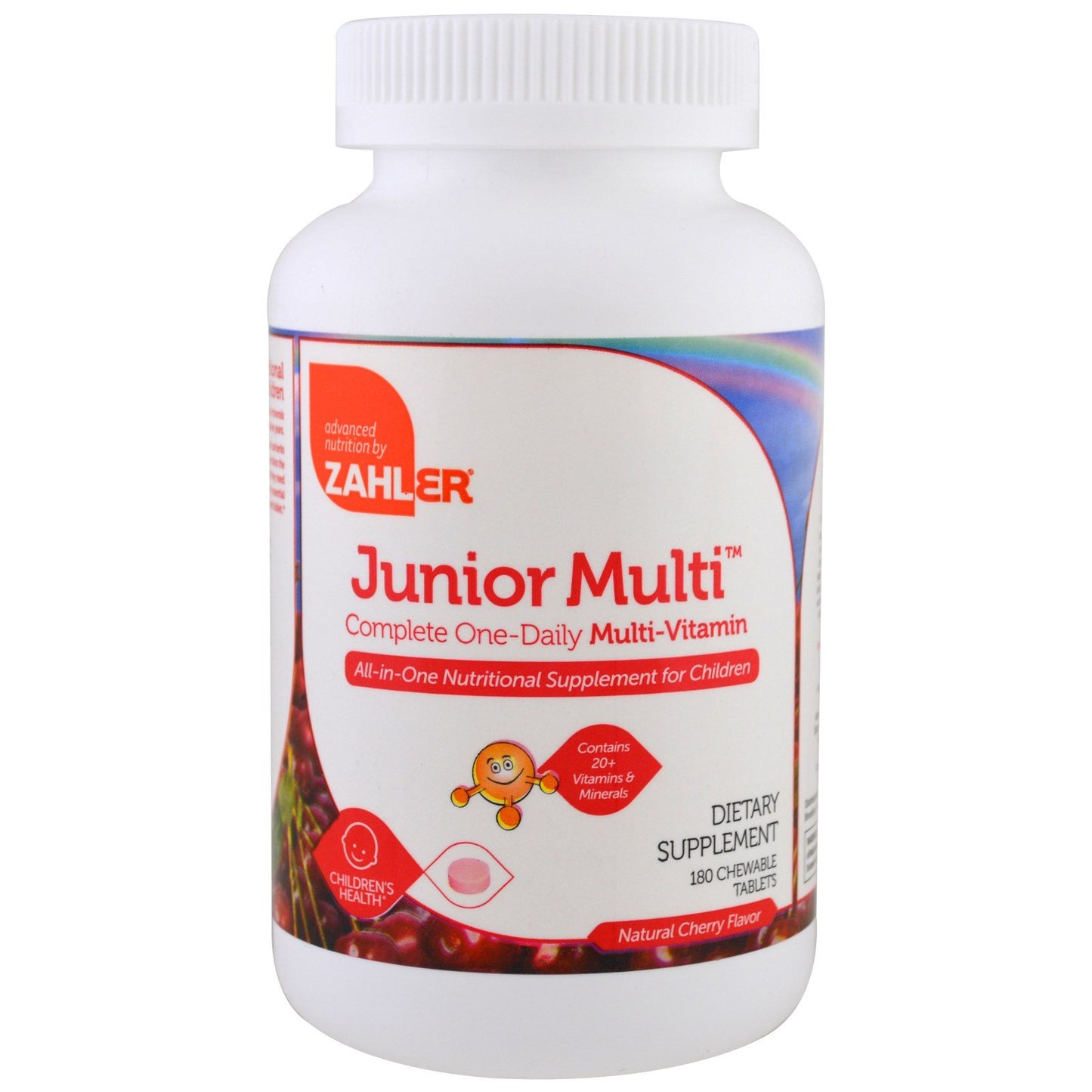 Zahler, Junior Multi, 180 Chewable Tablets UPC 848998080488 | HiLife Vitamins