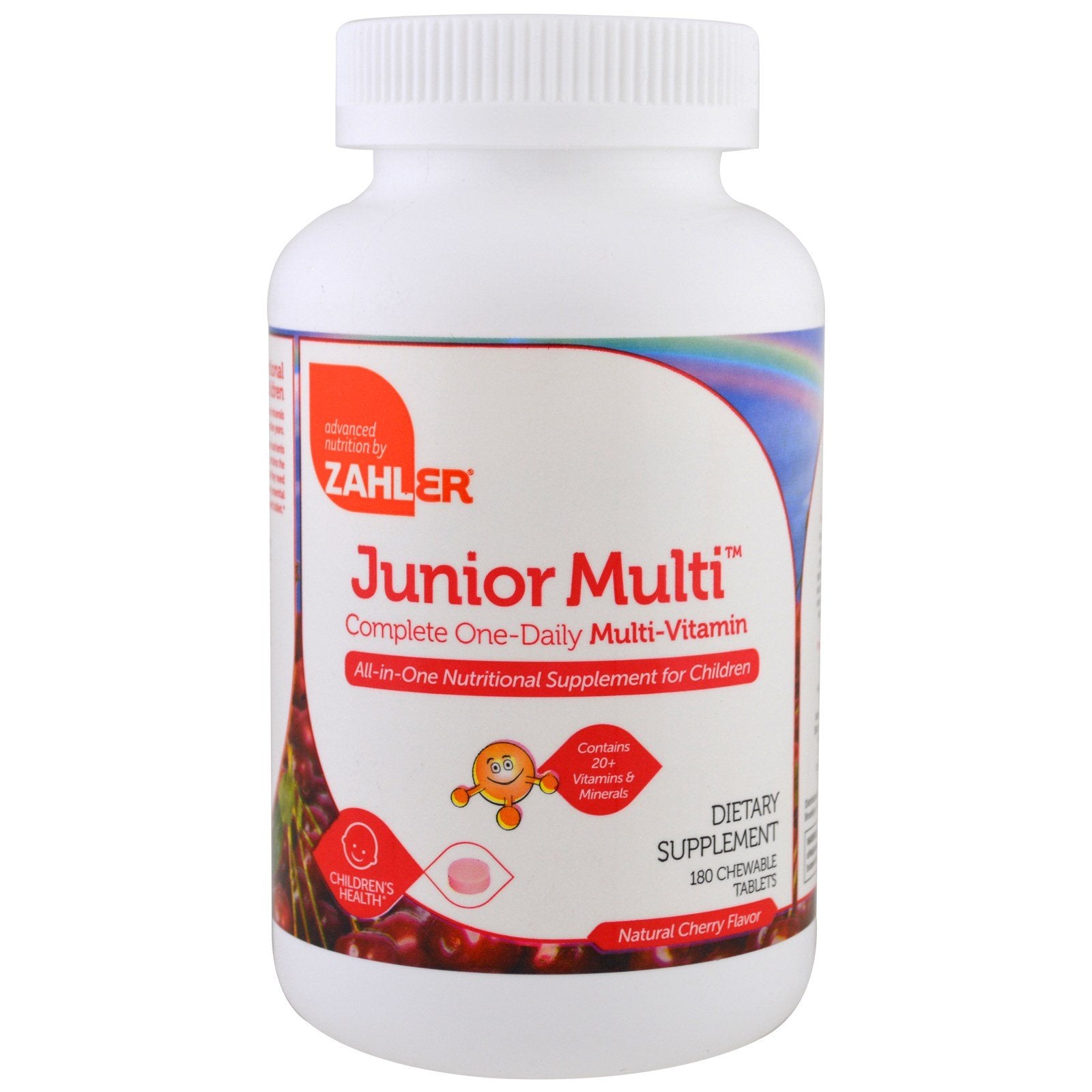 Zahler, Junior Multi, 180 Chewable Tablets UPC 848998080488 | HiLife Vitamins